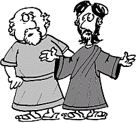 Jesus und Petrus